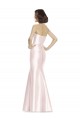 Pink Satin Sweetheart Long Sleeveless Bridesmaid Dress Southampton