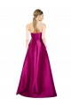 Satin V-Neck Long Sleeveless Prom Dress / Bridesmaid Dress Southampton