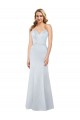 Low Back Satin Strapless Long Sleeveless Formal Evening Gown / Prom Dress / Bridesmaid Dress Southampton