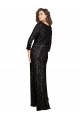 Sequin V-Neck Long Long Sleeves Formal Dress / Bridesmaid Dress Southampton