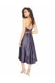 Keyhole Back Silk like Satin Scoop Neck Midi Length Sleeveless Prom Dress / Bridesmaid Dress Southampton