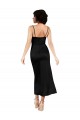 Silk like Satin Spaghetti Straps Tea Length Sleeveless Formal Evening Gown / Prom Dress / Bridesmaid Dress Southampton
