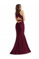 Open Back Silk like Satin V-Neck Long Sleeveless Formal Plus Size Evening Gown / Prom Dress / Bridesmaid Dress Southampton