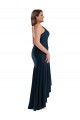 Silk like Satin Spaghetti Straps Long Sleeveless High Low Plus Size Evening Gown / Prom Dress / Bridesmaid Dress Southampton