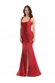 Silk like Satin Square Neck Long Sleeveless Formal Plus Size Evening Gown / Prom Dress / Bridesmaid Dress Southampton