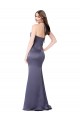 Low Back Dusk Silk like Satin Halter Neck Long Sleeveless Formal Evening Gown / Prom Dress / Bridesmaid Dress Southampton