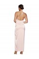 Low Back Silk like Satin One Shoulder Long Sleeveless Semi Formal Evening Dress / Prom Dress / Bridesmaid Dress Southampton