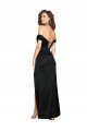 Low Back Silk like Satin Sweetheart Long Sleeveless Black Tie Evening Gown / Prom Dress / Bridesmaid Dress Southampton