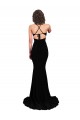 Open Back Spandex V-Neck Long Sleeveless Formal Evening Gown / Prom Dress / Bridesmaid Dress Southampton