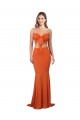 Spandex Strapless Long Sleeveless Formal Evening Gown / Prom Dress / Bridesmaid Dress Southampton