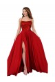 Open Back Spandex & Lace Spaghetti Straps Long Sleeveless Semi Formal Evening Dress / Prom Dress / Bridesmaid Dress Southampton