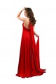 Open Back Red Spandex Halter Neck Long Sleeveless Formal Evening Gown / Prom Dress / Bridesmaid Dress Southampton