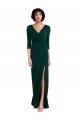V-Back Spandex V-Neck Long Long Sleeves Formal Evening Gown / Prom Dress / Bridesmaid Dress Southampton