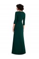 V-Back Spandex V-Neck Long Long Sleeves Formal Evening Gown / Prom Dress / Bridesmaid Dress Southampton