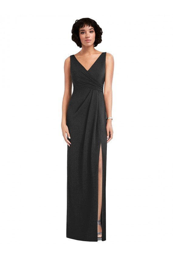 V-Back Spandex V-Neck Long Sleeveless Formal Evening Gown / Prom Dress / Bridesmaid Dress Southampton