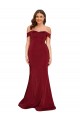 Spandex Off the Shoulder Long Sleeveless Formal Plus Size Evening Gown / Prom Dress / Bridesmaid Dress Southampton