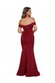 Spandex Off the Shoulder Long Sleeveless Formal Plus Size Evening Gown / Prom Dress / Bridesmaid Dress Southampton