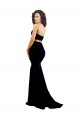 Low Back Stretch Crepe High Neck Long Sleeveless Formal Evening Gown / Prom Dress / Bridesmaid Dress Southampton