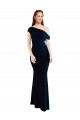 Mermaid Stretch Crepe One Shoulder Long Sleeveless Formal Evening Gown / Prom Dress / Bridesmaid Dress Southampton