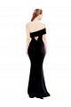 Keyhole Back Stretch Crepe One Shoulder Long Sleeveless Formal Evening Gown / Prom Dress / Bridesmaid Dress Southampton
