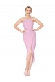 Stretch Crepe Halter Neck Knee Length Sleeveless Bridesmaid Dress / Formal Dress Southampton