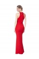 Stretch Crepe Halter Neck Long Sleeveless Prom Dress / Bridesmaid Dress Southampton