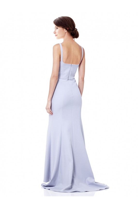 Stretch Crepe Spaghetti Straps Long Sleeveless Evening Gown / Prom Dress / Bridesmaid Dress Southampton