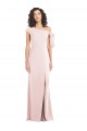 Stretch Crepe Off the Shoulder Long Cap Sleeves Formal Evening Gown / Prom Dress / Bridesmaid Dress Southampton