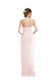 Stretch Crepe Halter Neck Long Sleeveless Semi Formal Evening Dress / Prom Dress / Bridesmaid Dress Southampton