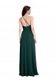 Open Back Stretch Crepe One Shoulder Long Sleeveless Formal Evening Gown / Prom Dress / Bridesmaid Dress Southampton
