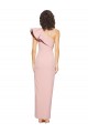 Mauve Stretch Crepe One Shoulder Long Sleeveless Formal Evening Gown / Prom Dress / Bridesmaid Dress Southampton