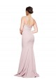 Low Back Stretch Crepe Strapless Sweep Train Sleeveless Formal Evening Gown / Prom Dress / Bridesmaid Dress Southampton