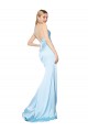 Stretch Satin High Neck Long Sleeveless Formal Evening Gown / Prom Dress / Bridesmaid Dress Southampton