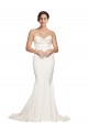 Low Back Stretch Satin Cowl Neck Sweep Train Sleeveless Formal Evening Gown / Prom Dress / Bridesmaid Dress Southampton