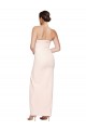 Low Back Stretch Satin Cowl Neck Long Sleeveless Formal Evening Gown / Prom Dress / Bridesmaid Dress Southampton