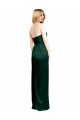 Stretch Satin Scoop Neck Long Sleeveless Formal Evening Gown / Prom Dress / Bridesmaid Dress Southampton
