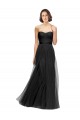 A-Line Tulle Sweetheart Long Sleeveless Bridesmaid Gown Southampton