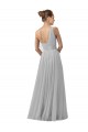 Tulle One Shoulder Long Sleeveless Bridesmaid Gown Southampton