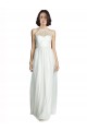 White Tulle Halter Neck Long Sleeveless Bridesmaid Dress Southampton