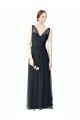 V-Back Tulle V-Neck Long Sleeveless Formal Dress / Bridesmaid Dress Southampton