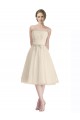 Tulle Strapless Cocktail Length Sleeveless Bridesmaid Dress Southampton