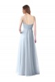 Soft Tulle Spaghetti Straps Long Sleeveless Bridesmaid Dress Southampton