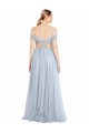 Tulle Off the Shoulder Long Sleeveless Evening Dress / Bridesmaid Dress Southampton