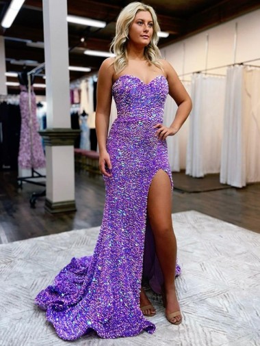 Velvet Sequin Sweetheart Court Train Sleeveless Homecoming Dress Southampton