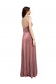 Low Back Stretch Velvet V-Neck Long Sleeveless Formal Evening Gown / Prom Dress / Bridesmaid Dress Southampton